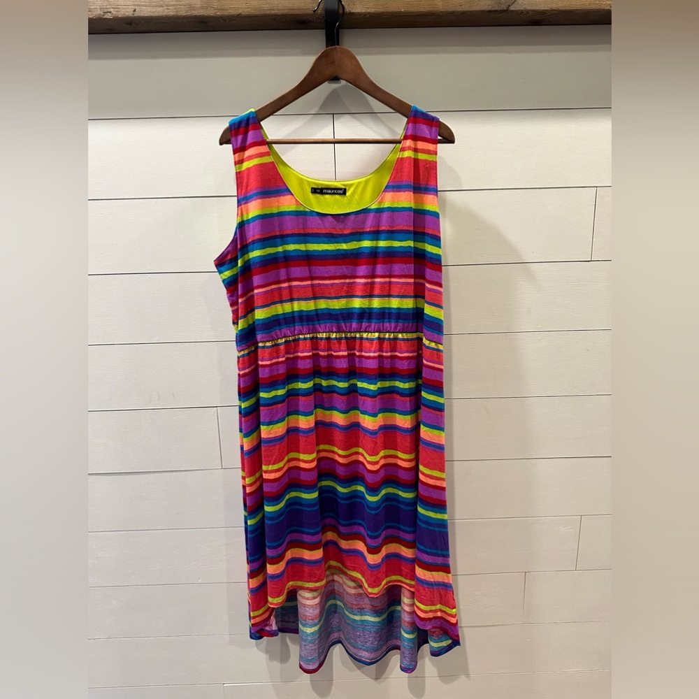 Maurice’s Bright Colored Sleeveless Dress- size 3